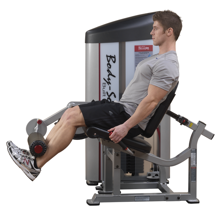Small leg extension best sale machine