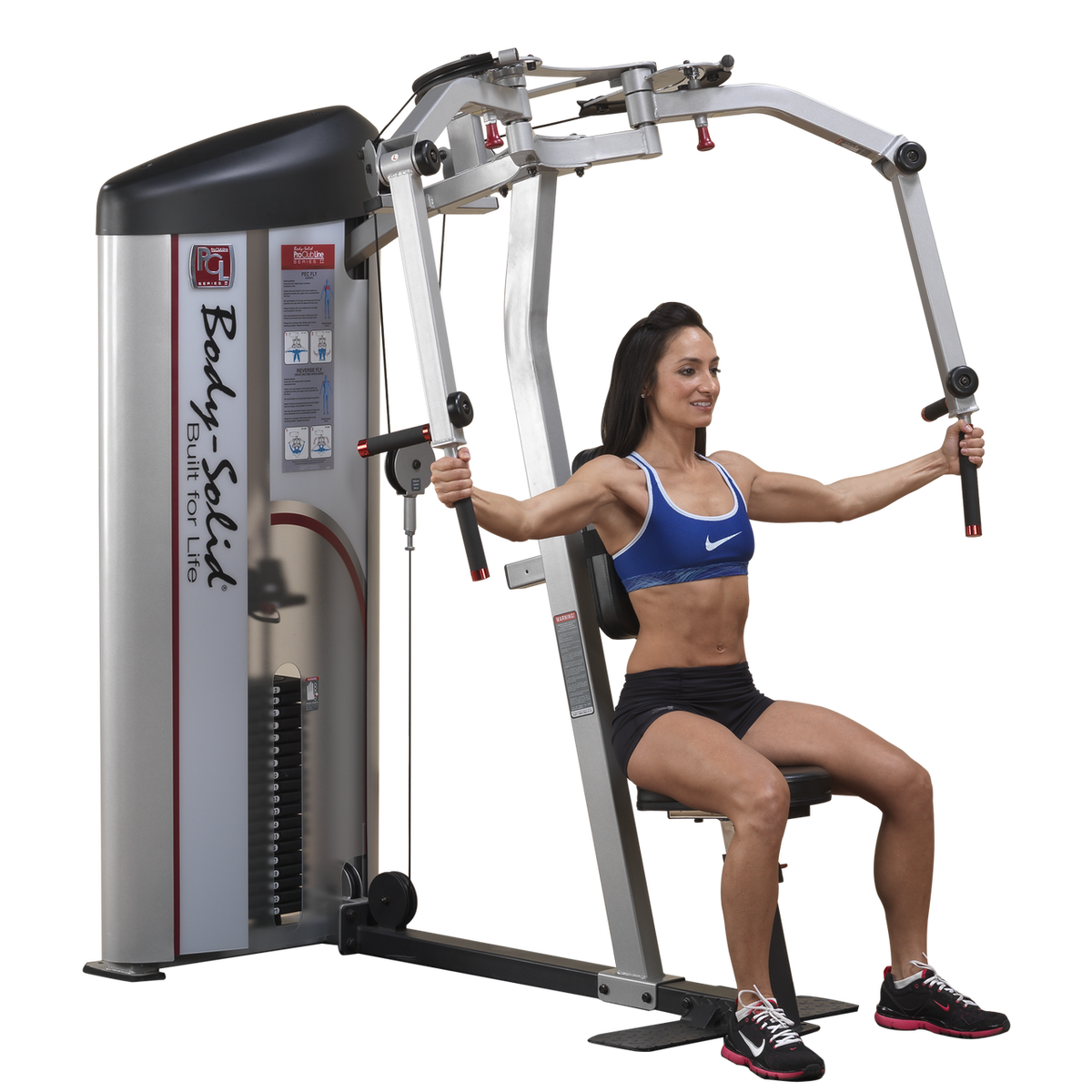 Chest fly machine discount weight